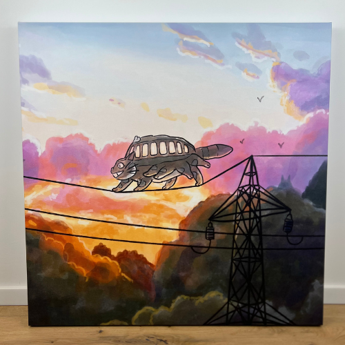 Catbus - Canvas